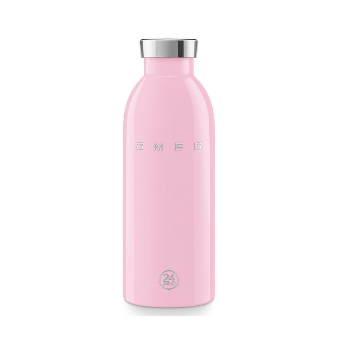 SMEG x 24Bottles, WBF01PK, Clima Bottle, 50's Style Aesthetic, 500 ml, Pink, WBF01PK