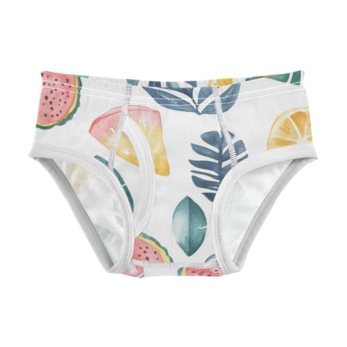 KLL Summer Small Fresh Watercolor Toddler Boy Comfort Boxer Briefs Breathable Undies