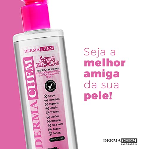 Dermachem Água Micelar Com Ácido Hialurônico Make Out 250 Ml -