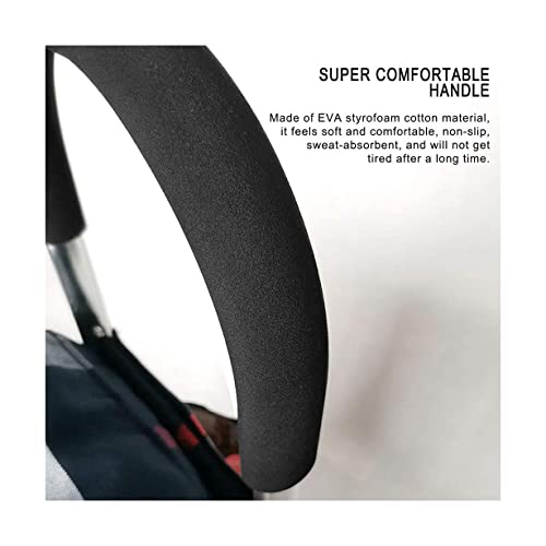 QUANLI Faltbarer Einkaufstrolley, multifunktionaler faltbarer Einkaufswagen mit Aufbewahrungstasche und Rollrad… – Bild 4