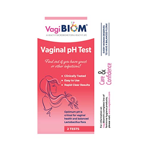 VagiBiom Vaginal pH Tester: Balanced and Healthy Vaginal microbiome ensures Optimum pH. Do You Have Intimate Issues, Don't Guess use pH Test kit (2 Tests)