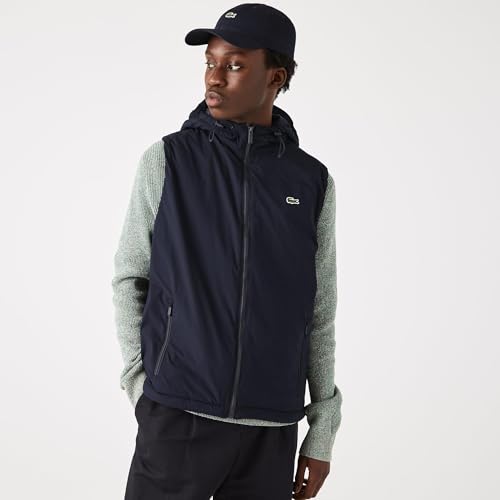 Lacoste Men’s Heritage 3-in-1 Check Trench, WOOD SHAVING/MULTICO, Medium3