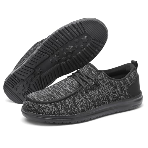 Image of VikoViren Slip On Steel Toe Shoes Men Loafers Safety Work Sneakers | Non Slip, Puncture Proof, Lightweight, Comfortable, Breathable, Indestructible Loafers Construction Shoes, Tennis, Casual