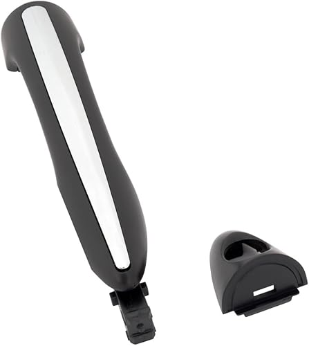 Miniatura 5 de Para Kia Forte Koup 2014 2015 2016 2017 manija de puerta exterior lado del conductor  sola pieza  frontal  negro imprimado  winserto cromado