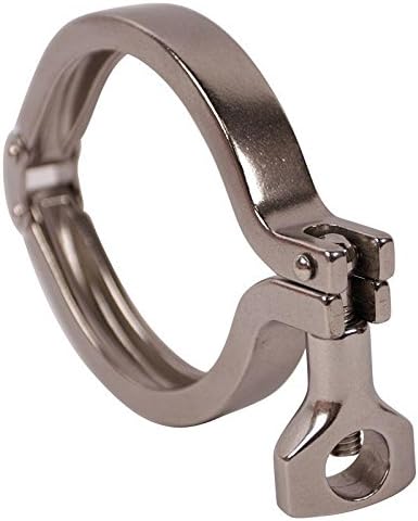 Sanitary Clamp | 3 inch Double Hinge - Stainless Steel SS304 - Glacier Tanks - (2 Pack)