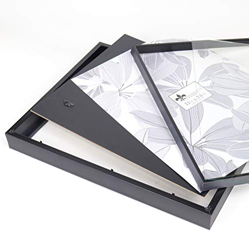 Lawrence Frames 785011 Shadow Box Rahmen, 28 x 35 cm, Schwarz – Ansicht 4