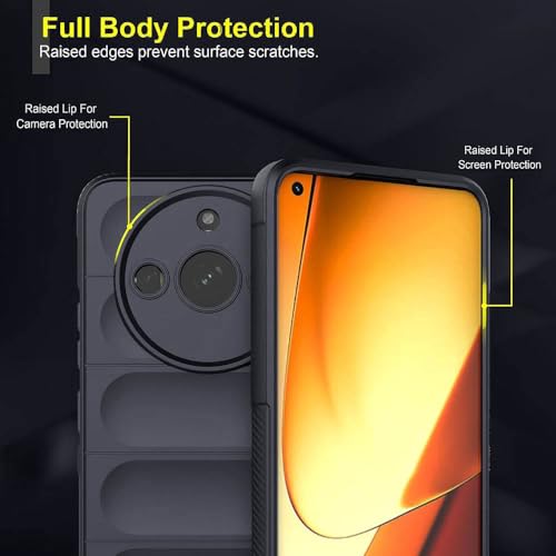 Image of amazon basics Mobile Cover for Realme Narzo 60 5G | Full Camera Protection | Liquid Silicon Case | Flexible Bumper Case for Realme Narzo 60 5G (Grey)