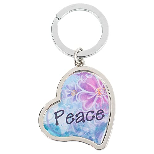 Dicksons Let The Peace of God Rule in Your Hearts Col. 8:15 Christian Key Ring Keychain