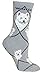 Westie Animal Socks On Gray 9-11