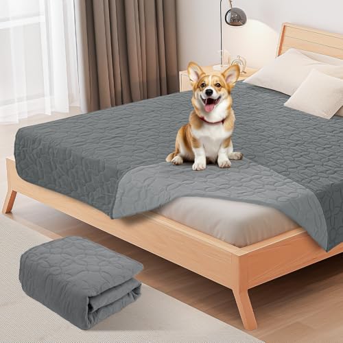 PICK FOR LIFE wasserdichte Hundedecke, beidseitig verwendbare Haustierdecke als Schutz für Sofa, Bett und Auto – waschbare Hundematte für große und kleine Hunde sowie Katzen