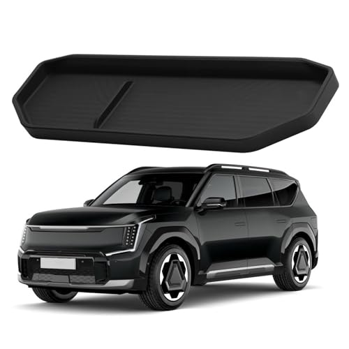 VTVWNM Behind The Screen Storage Box for KIA EV9 2024 2025 Center Console Organizer Dashboard Storage Box Fit 12.3-inch Screen Interior Accessories