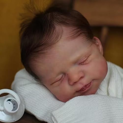 Muñeco Reborn Niño de 19 Pulgadas con Cuerpo de Vinilo miniatura 2