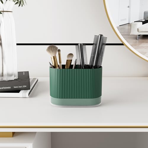 Green Toothbrush Holders for Bathrooms, Plastic Kids Tooth Brush Holder with Drainage and Drip Tray, Cute Shower Toothpaste Holder Stand Organizer Caddy Wall Mount & Countertop Accessories Decor - Cosy Home Interiors Green Toothbrush Holders for Bathrooms, Plastic Kids Tooth Brush Holder with Drainage and Drip Tray, Cute Shower Toothpaste Holder Stand Organizer Caddy Wall Mount & Countertop Accessories Decor - Image 7