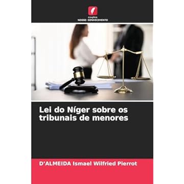 Capa do livro Lei do Níger sobre os tribunais de menores