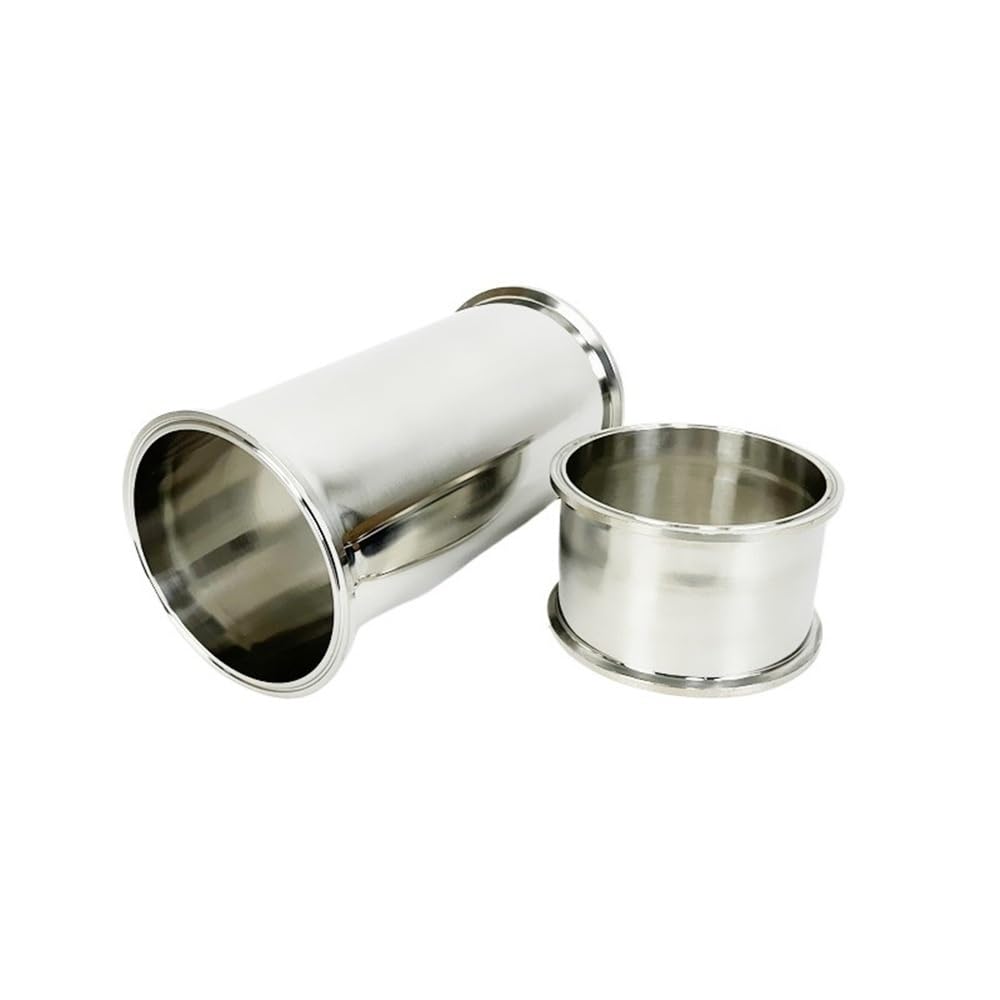Yjqhody One Color 304 Fitting Distillation L 300Mm Ferrule 304 Ss Pipe Fittings Od167mm, 6Inch 152Mm Homebrewing Sanitary Spool Tube