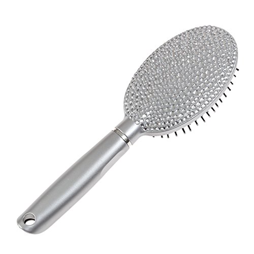 Luxury Handmade Multi-Size Clear Bling Crystal Paddle Brush Cute Massage Air Cushion Rhinestone Hair Brush