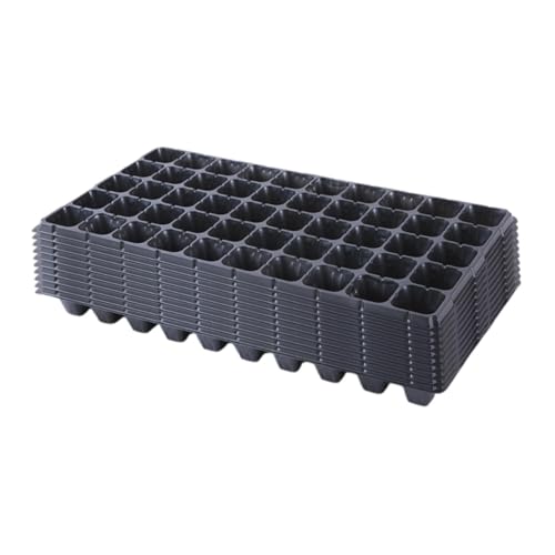 Sharplace 10 PCS Plateaux de Semis, Culture des Plantes Plateau, Plateau de Semis Croissance Plateaux avec des Trous de Drain, Pépinière de Semis en...