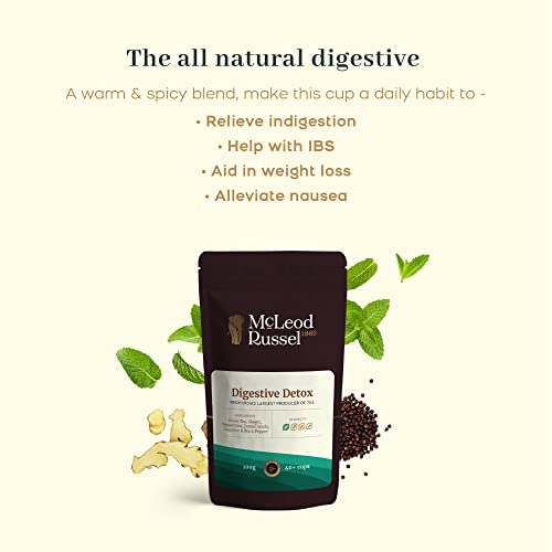 Image of McLeod Russel 1869 - Digestive Detox | 100g | Long Leaf Green Tea | Aids in Digestion | IBS Relief | 40+ Cups