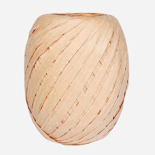 Image of Crochet Now | Raffia Yarn Eco Friendly Paper Yarn 50 Grams /70 mtrs for Handknitting /Crochet /Gift Packing and DIY Handmade (Wheat)