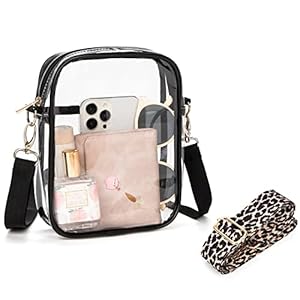 TEABAN Transparente Umhängetasche Stadion Zugelassen