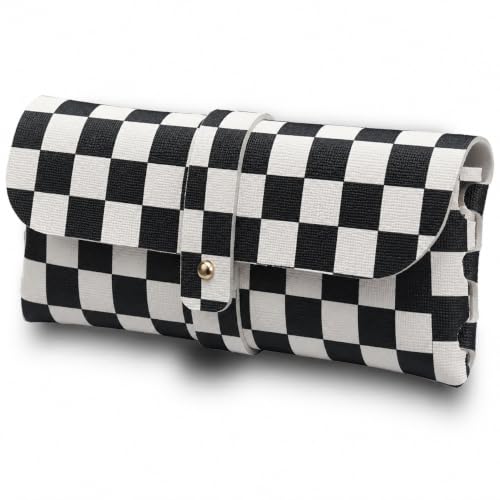 Image of Glasses storage bag Travel sunglasses myopia glasses storage bag Fashion leather storage bag