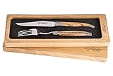Gesamtlänge: 23,5 cm | Griff LxBxH: 11,7 x 1,7 x 1,4 cm | Klingenlänge: 11,5 cm | Klingenhöhe 2 cm | Klingenstärke: 1,8 mm | Gabelmaße LxB: 4,5 x 2,2 cm