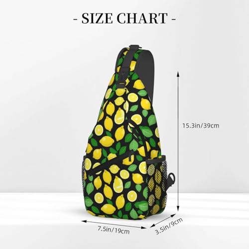 Mochila tipo bandolera urbana negra para senderismo miniatura 3