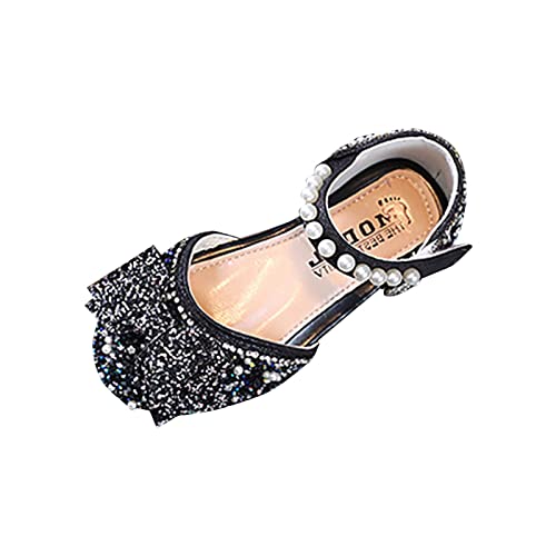 Generic Performance Dance Shoes for Girls Childrens Shoes Pearl Rhinestones Bowknot Shining Kids Princess Jelly Baby Sandals