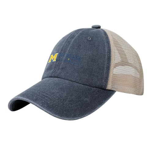 Oicvrct Mcneese State University Adjustable Cowboy Mesh Baseball Cap Hat Navy Blue