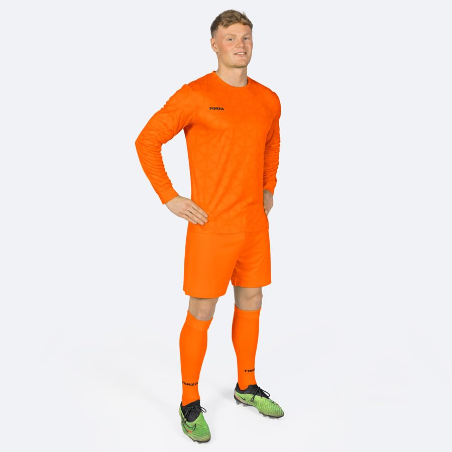 FORZA Tenue de Gardien de But à Manches Longues pour Hommes [XS-XXL] | Kit Complet pour Gardien de Football | 4 Options de Couleur