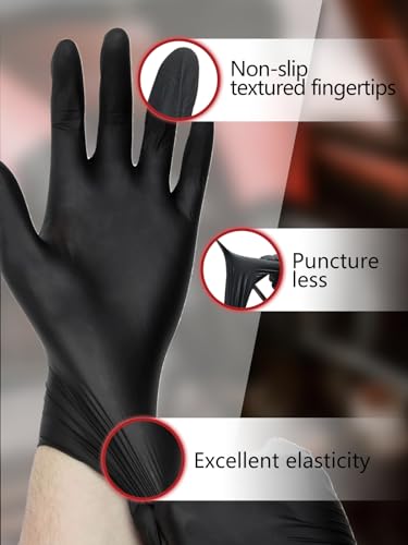PROMEDIX P Nitrile Disposable Gloves,4mil-100 Count,Gloves Disposable Latex Free,Powder Free for Cooking,Household,Food safe