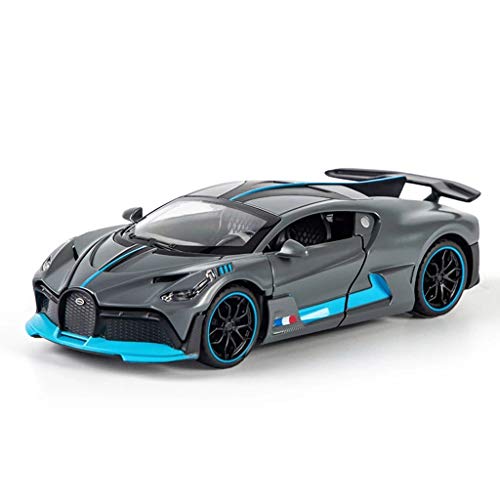 QRFDIAN 1: 32 Bugatti Super Course Divo modèle de Voiture en Alliage modèle de Voiture acousto boîte Cadeau de Jouets for Les Enfants de Force de Rappel Optique (Color : A) Cover