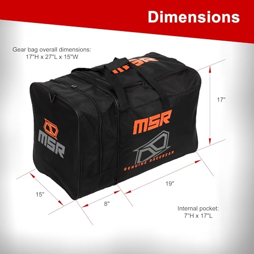 MSR Gear Bag, (Flo Green) &ndash; Durable Storage Bag with Large Main Compartment and Carry Handles for Riding and Outdoor Equipment
