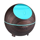 HogarTech 880ml Ultrasonic Oil Diffuser, High Capacity Diffuser, Wood Grain Cool Mist Humidifier for Office Home Study Yoga Spa