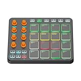 Btuty Customizable RGB MIDI Pad, Wireless MIDI Keyboard 16 RGB Pads...