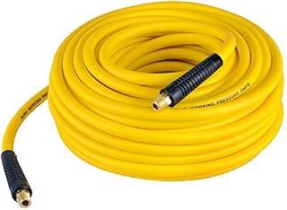 Amazon Brand - Umi Air Hose 30m 3/8Inch Connection Hybrid Polymer Flexible Air Compressor Hose, 9.5mm 0.375 Inside Diameter