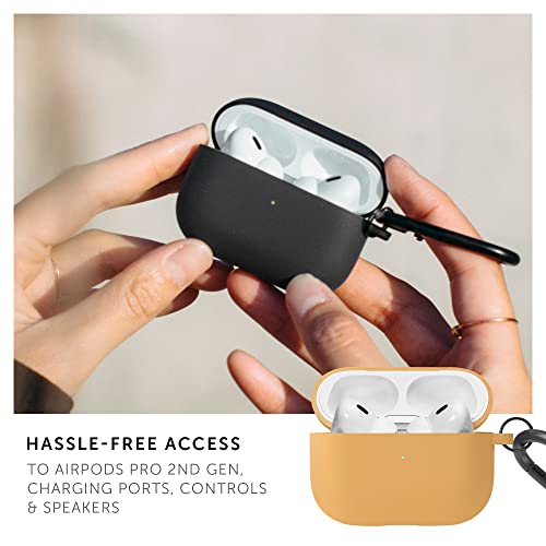 Native Union Roam Case for AirPods Pro - Silky & Matte Liquid Silicone Case - Compatible with Airpods Pro 2 (Kraft) - Image 4
