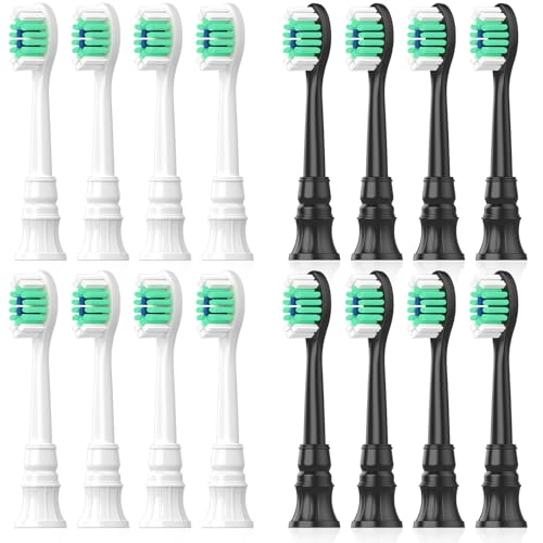 Lanveda �����p���u���V�w�b�h Philips Sonicare �����p�w�b�h�Ή� �����p�u���V�w�b�h Phillips Sonicare 4100 5100 5300 6100 �d�����u���V�ɑΉ� 16�p�b�N