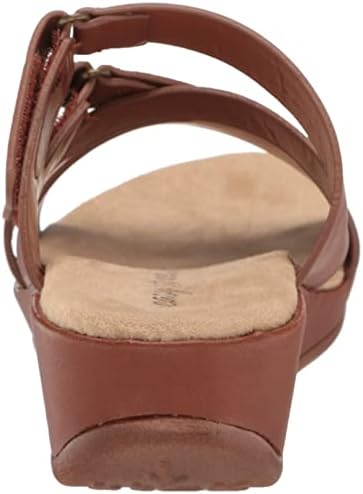 Easy Street Women's Koda Wedge Sandal, Cognac, 6.5 | Image 2