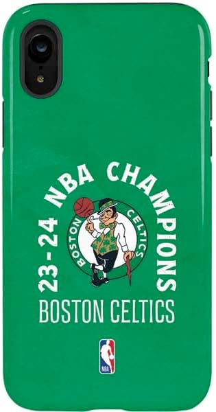 Skinit Pro Phone Case Compatible with iPhone XR - Officially Licensed 2024 NBA Champions Boston Celtics Design