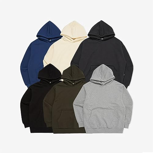 PAODIKUAI Men Hoodie Sweatshirt Loose Fit Fashion Pullover Hoodie Casual Long Sleeve Hooded Sweatshirt with Pocket(black,XX-Large)