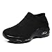 Scarpe da Ginnastica Leggere con calzino Slip-on Leggere da Donna in Maglia con Cuscino d'Aria Superiore Scarpe da Passeggio Casual Scarpe Nero 40 EU