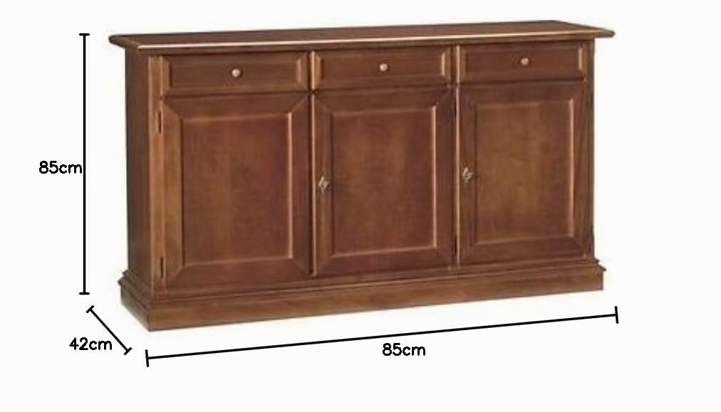 MOBILE BASE CREDENZA 3 ANTE ARTE POVERA - 110956756931