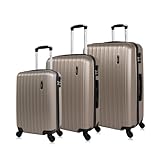 Conjunto de malas de viagem PMG Londres Swiss Move Champagne