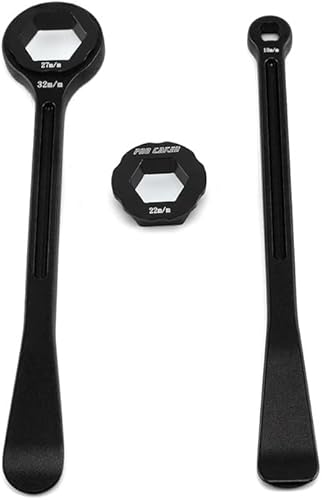 Juego de herramientas de cambio de hierro para neumáticos de motocicleta, palancas hexagonales, cabeza de llave hexagonal 0.394 in, 0.39 pulgadas,