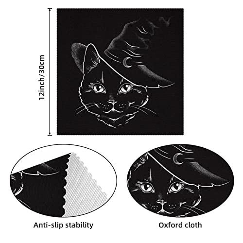 Sets de table chat noir pour protéger les tables des taches et rayures - 4