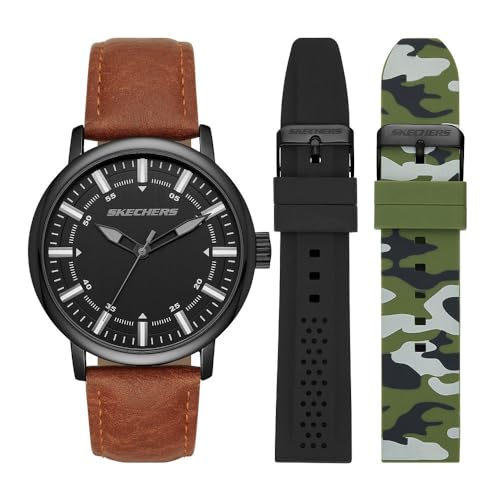 Montre Skechers Hommes SR9030 Horloge Analogique Quartz Bracelet Plastique