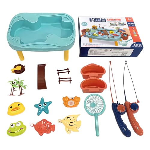 Jeu de pêche aimanté : jouets éducatifs magnétiques canard maternelle et préscolaire