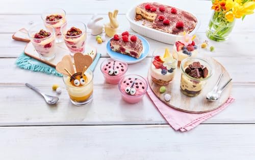 Dr. Oetker Quarkfein Vanille-Geschmack 14er Pack, 14 x 57 g Dessertpulver für eine Quarkspeise Vanille-Geschmack