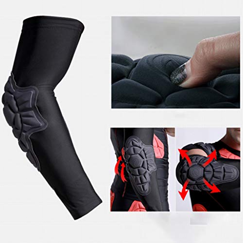 Flameer Almofada De Cotovelo Antiderrapante Suporte Futebol Almofada De Braço Acolchoada Protetor De